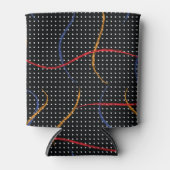 Rafraîchisseur Pour Canette Plaque et points de peinture rétro (Devant)