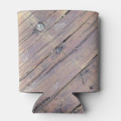 Rafraîchisseur Pour Canette Plaque texturée en bois patiné (Dos)