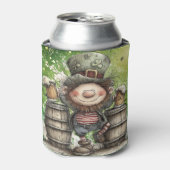 Rafraîchisseur Pour Canette Playful Leprechaun Illustration  (Can devant)