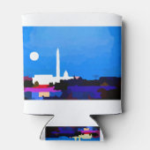 Rafraîchisseur Pour Canette Pleine lune Skyline Washington DC (Dos)