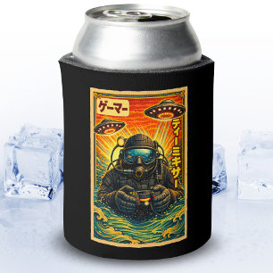 Rafraîchisseur Pour Canette Plongeur Scaphandrier Japonais Rétro Vintage UFO D