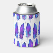 Rafraîchisseur Pour Canette Plumes avec texture spatiale, motif magique. (Can Dos)