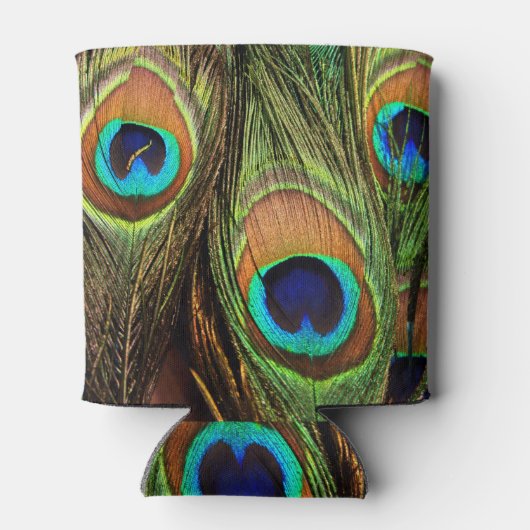 Rafraîchisseur Pour Canette Plumes de paon peuvent refroidir (Dos)