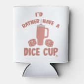 Rafraîchisseur Pour Canette Plutôt Dice Cup Fundy Board Gamer Action (Devant)
