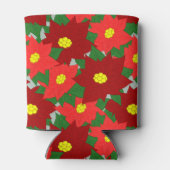 Rafraîchisseur Pour Canette Poinsettias de Noël (Dos)