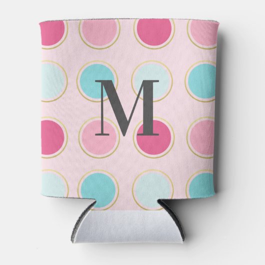 Rafraîchisseur Pour Canette Point Polka Monogram (Devant)