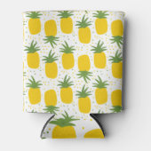 Rafraîchisseur Pour Canette Points d'ananas : Conception de fruits d'été (Devant)