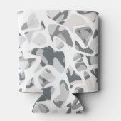 Rafraîchisseur Pour Canette Points gris clair motif Abstrait tacheté (Dos)