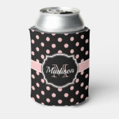 Rafraîchisseur Pour Canette Points noirs et roses (Can Dos)