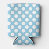 Rafraîchisseur Pour Canette Pois Bleus, Motif Pointe Polka, Points, Pointe (Devant)