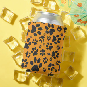 Rafraîchisseur Pour Canette Pois de chien noir et blanc Pointe Polka sur dahli