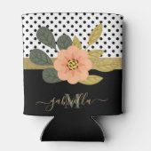 Rafraîchisseur Pour Canette Pois et floral (Dos)