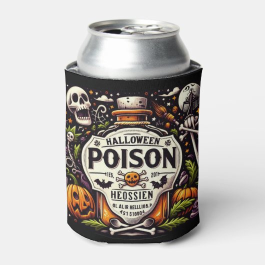 Rafraîchisseur Pour Canette Poison d'Halloween (Can devant)
