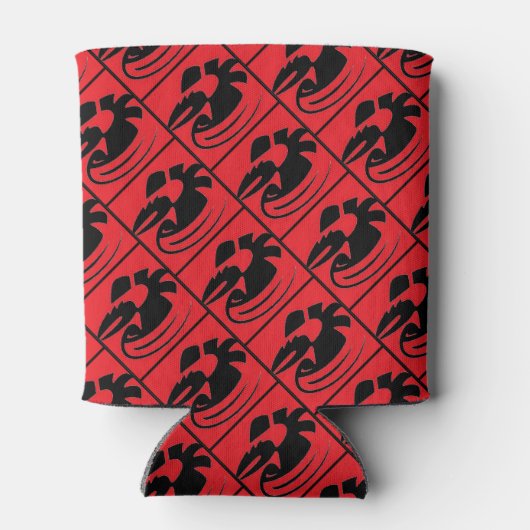 Rafraîchisseur Pour Canette Poisson à râpe stylisé (Dos)