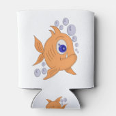 Rafraîchisseur Pour Canette Poisson avec dent pointue (Dos)