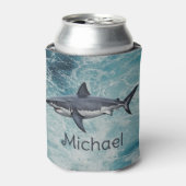 Rafraîchisseur Pour Canette Poisson bleu vert de l'océan (Can devant)