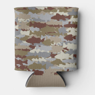 Rafraîchisseur Pour Canette Poisson Camouflage Brown