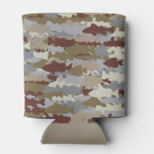Rafraîchisseur Pour Canette Poisson Camouflage Brown (Dos)