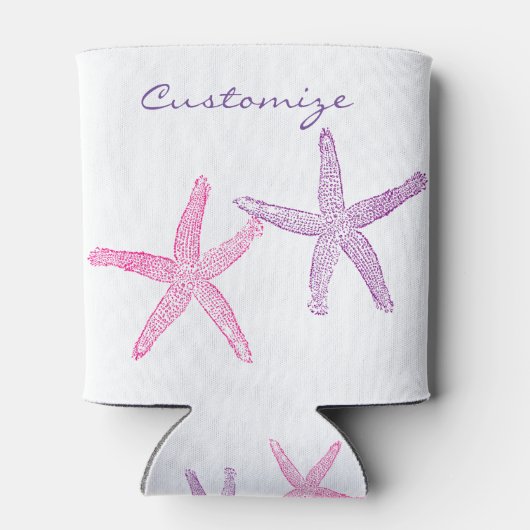 Rafraîchisseur Pour Canette Poisson-étoile rose pourpre Thunder_Cove (Dos)