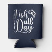 Rafraîchisseur Pour Canette Poisson toute la journée de pêche cadeaux pour pêc (Devant)