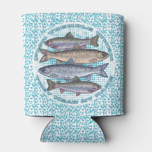 Rafraîchisseur Pour Canette Poisson Tremble peut refroidir (Dos)