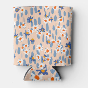 Rafraîchisseur Pour Canette Poissons botaniques : Motif Vintage sans couture.