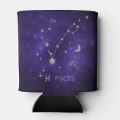 Rafraîchisseur Pour Canette Poissons pourpres Zodiac | Horoscope d'astrologie (Dos)