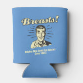 Rafraîchisseur Pour Canette Poitrines : Aider à éviter les contacts oculaires (Dos)