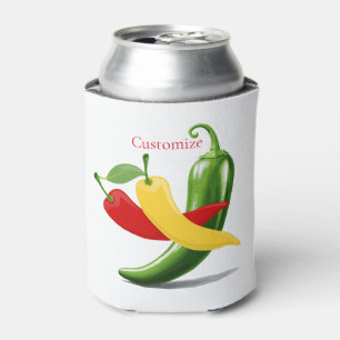 Rafraîchisseur Pour Canette Poivrons verts rouges chili Thunder_Cove