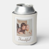 Rafraîchisseur Pour Canette Polaroid Style Photo - Merci et bienheureux (Can devant)