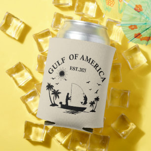 Rafraîchisseur Pour Canette Pôle de pêche du golfe d'Amérique patriotique amér