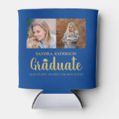 Rafraîchisseur Pour Canette Police Or moderne | Collage de photos (Devant)