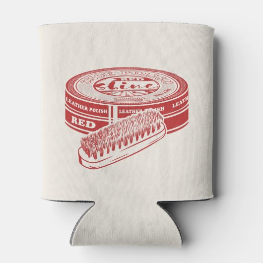 Rafraîchisseur Pour Canette Polis à chaussures rouges (Dos)