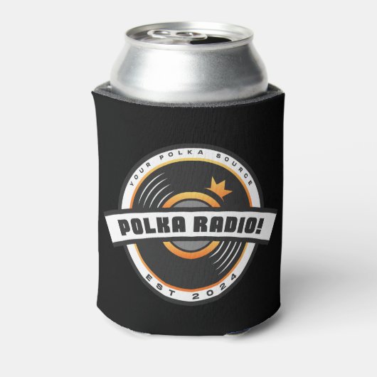 Rafraîchisseur Pour Canette Polka Radio Can Koozie (Can Dos)