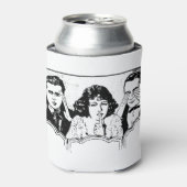 Rafraîchisseur Pour Canette Polyamory Rétro - Débit - Spooning - Triage (Can devant)