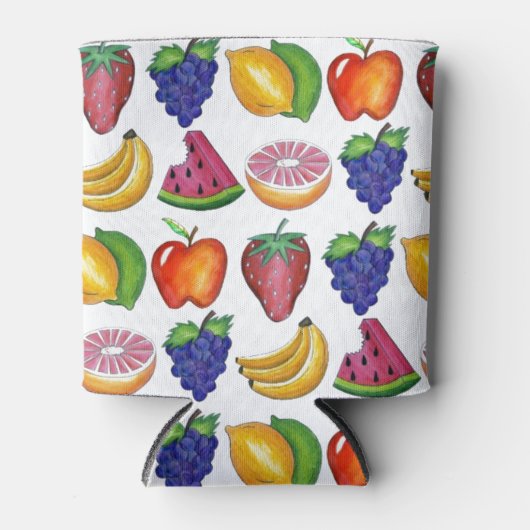 Rafraîchisseur Pour Canette Pomme Banane citron citron Lime Raisins Fruit Berr (Devant)