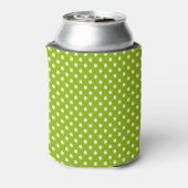 Rafraîchisseur Pour Canette Pomme Vert Points Blancs Rose Chaud Initiale du No (Can Dos)