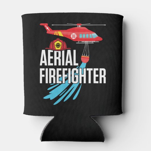 Rafraîchisseur Pour Canette Pompier aérien Feu de feu (Dos)