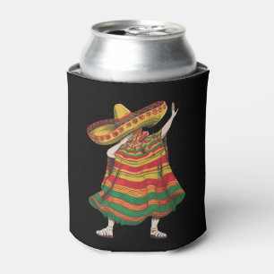 Rafraîchisseur Pour Canette Poncho Mexicain Dabbing Cinco De Mayo Fête Party