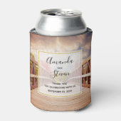 Rafraîchisseur Pour Canette Pont rustique en bois dans le Mariage campagnard (Can devant)