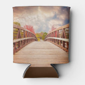 Rafraîchisseur Pour Canette Pont rustique en bois dans le pays (Devant)