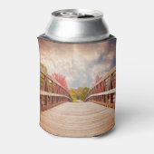 Rafraîchisseur Pour Canette Pont rustique en bois dans le pays (Can Dos)