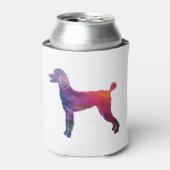 Rafraîchisseur Pour Canette Poodle Geo Silhouette violet (Can devant)