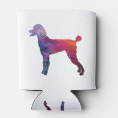 Rafraîchisseur Pour Canette Poodle Geo Silhouette violet (Dos)