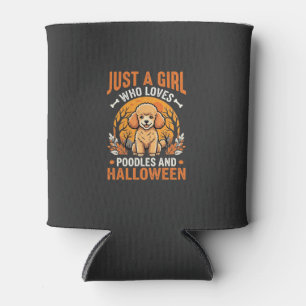 Rafraîchisseur Pour Canette Poodles Halloween Fille Conception Amoureux de Chi