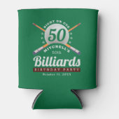 Rafraîchisseur Pour Canette Pool Billard 50e anniversaire fête (Devant)