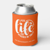 Rafraîchisseur Pour Canette Pool Life Orange (Can devant)