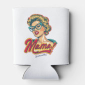 Rafraîchisseur Pour Canette Pop Art de Mama Retro Personnalisé 2 (Dos)