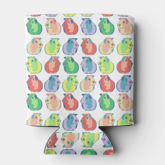 Rafraîchisseur Pour Canette Pop Art Guinea Pig Motif (Dos)