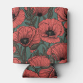 Rafraîchisseur Pour Canette Poppies à Viva Magenta (Dos)